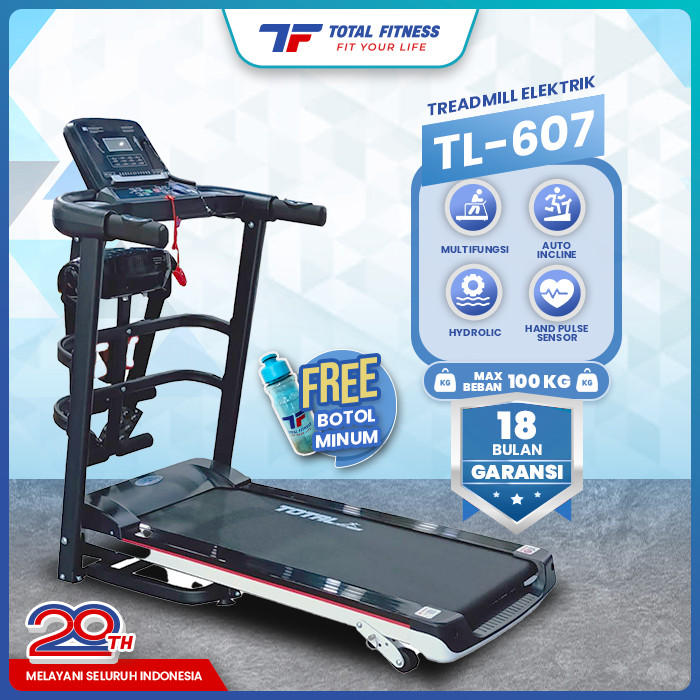 treadmill total fitness bandung tl 607