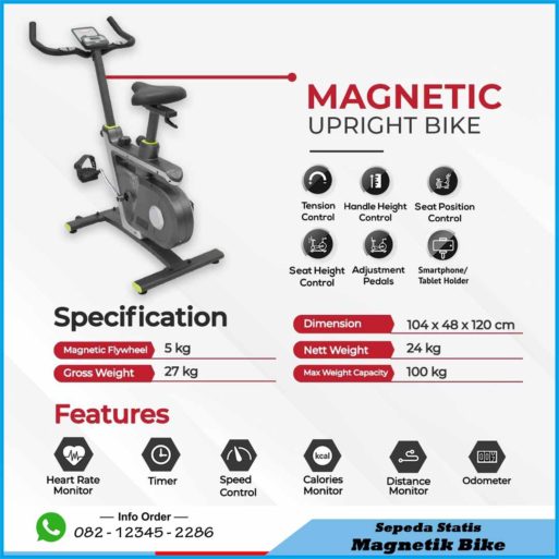 sepeda statis magnetik terbaik